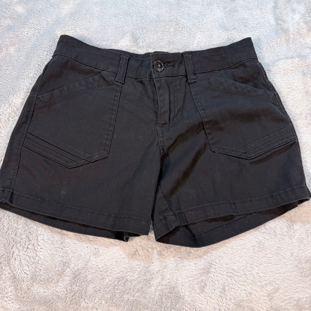 Supplies Black Cargo Shorts Women's Size 4 27W Utility Pocket Casual